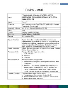 student resume format cara mereview jurnal