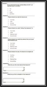 student survey questions survey questions