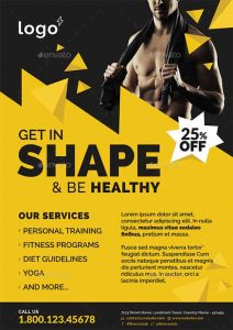 summer camp flyers fitness gym flyer template psd ffflyer com