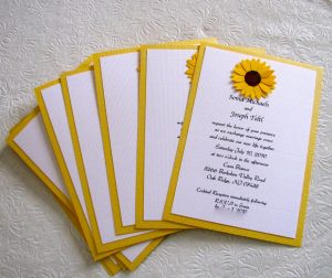 sunflower wedding invitations img