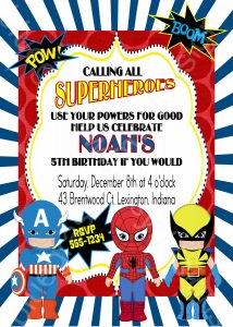 superhero invite template il fullxfull kcc