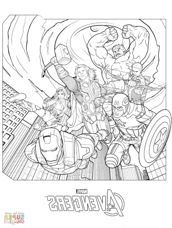 Superheroes Coloring Books | Template Business