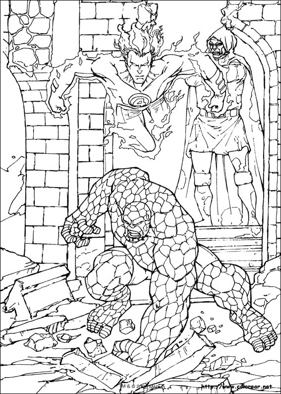 superheroes coloring pages