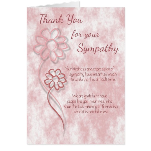 sympathy thank you notes to coworkers