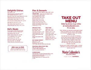 take out menu template takeout menu free template download