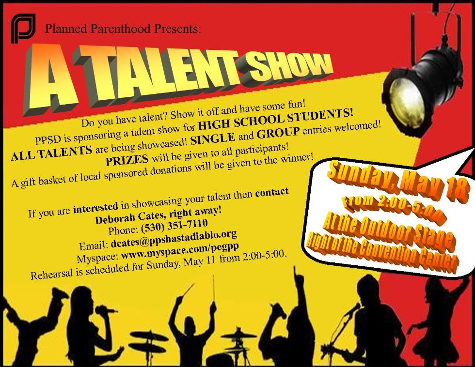 Talent Show Flyer Template Business