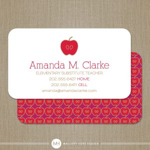 teacher business cards il fullxfull uew