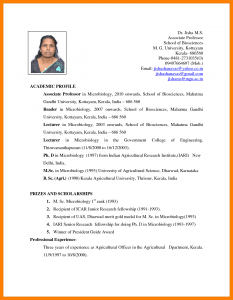 teacher resume template word biodata format for teachers job