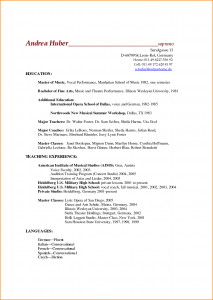 teacher resume template word high school academic resume