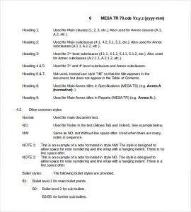 technical report template mesa technical report template