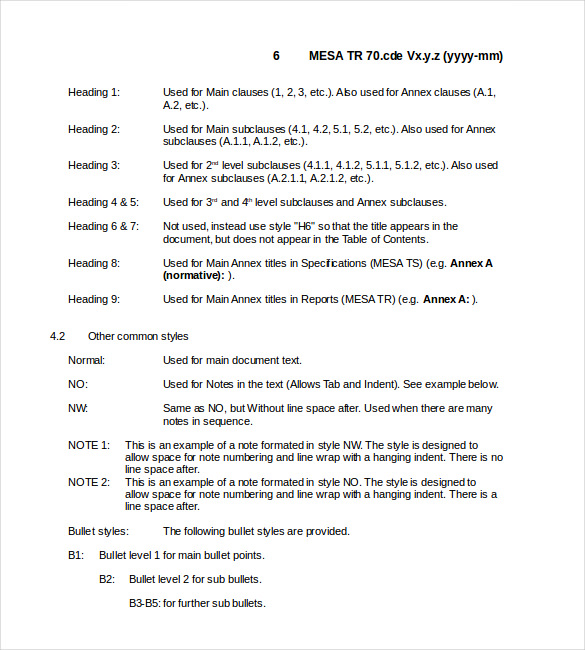 technical report template