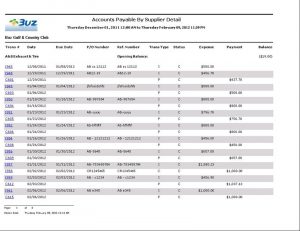 technical reporting format ap report