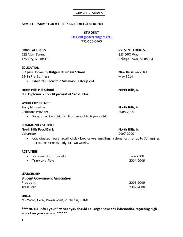 teen resume template