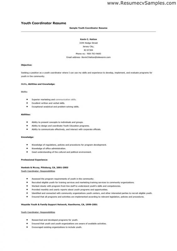 teenage resume template