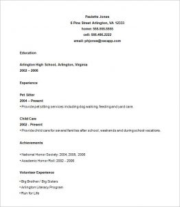 teenage resume template teen resume template high school resume templates free samples examples download