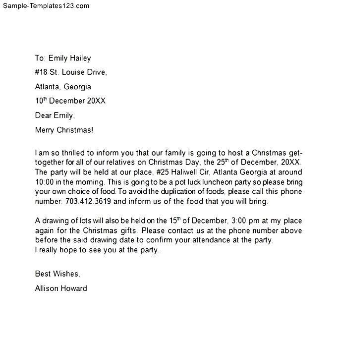 template for business letter