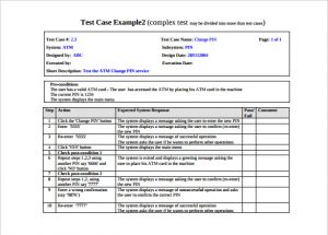 test cases example comples test case template with example pdf format