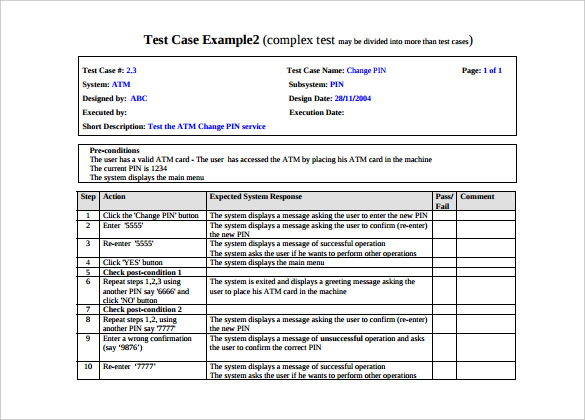 test cases example