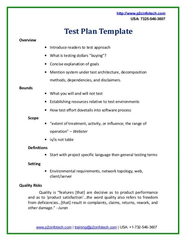 test questions about business plan