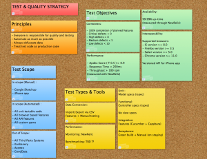 test strategy template example test strategy