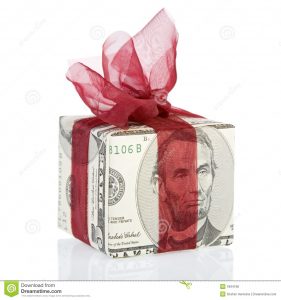 thank you for money gift money gift box dollar