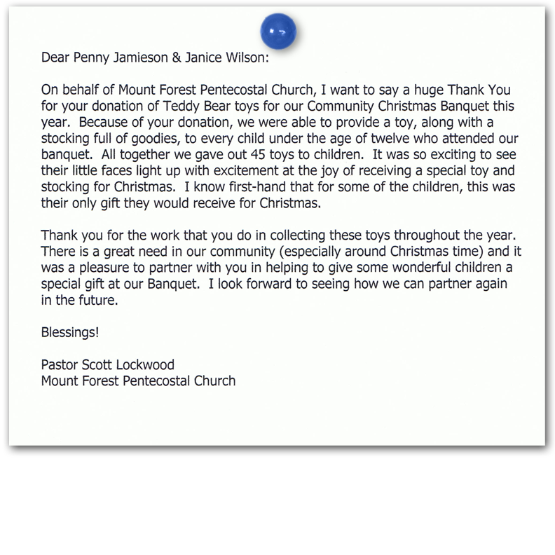 Thank You Letter After Receiving Donation Template Business