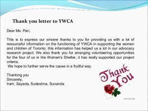 thank you letter business domestic violence against women ppt fourth semester