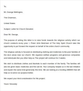 thank you letter for donation of money sample donation letter format example