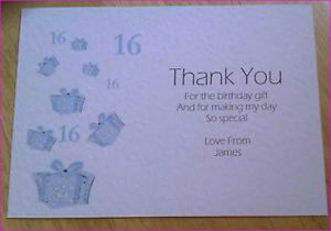 thank you note for gift thank you note for birthday gift card