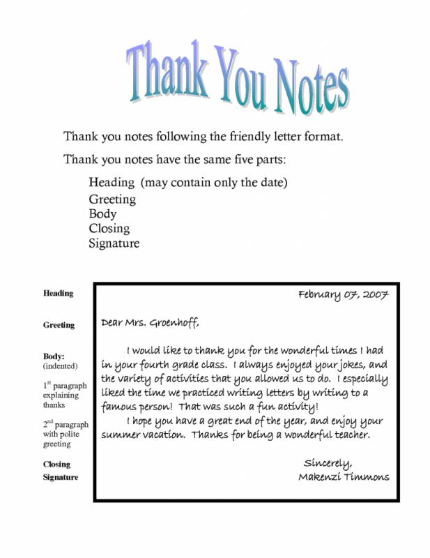Thank You Note Template For Gift Thank You Note Template Thank You | My ...