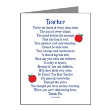 thank you note to preschool teacher