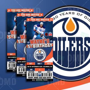 ticket invitation template edmonton oilers invite product