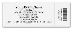 ticket stub template ticket stub template