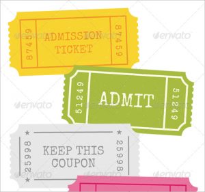 ticket stub template admission ticket stub template