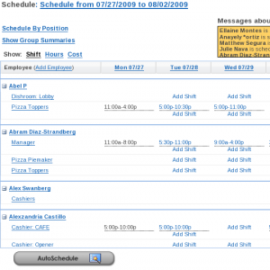 time schedule templates image