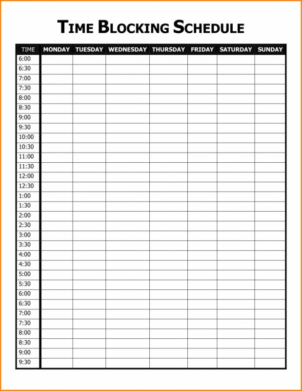 Time Scheduler Template Template Business