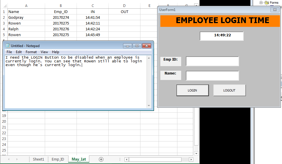 time sheet form