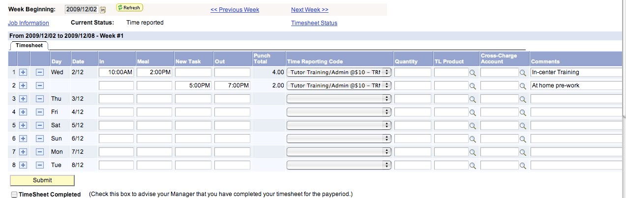 time sheets templates