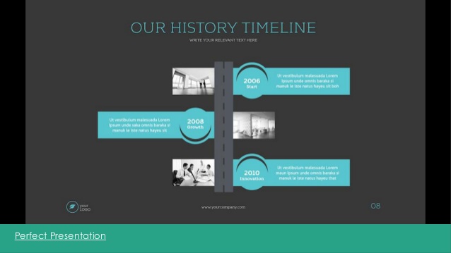 timeline for ppt