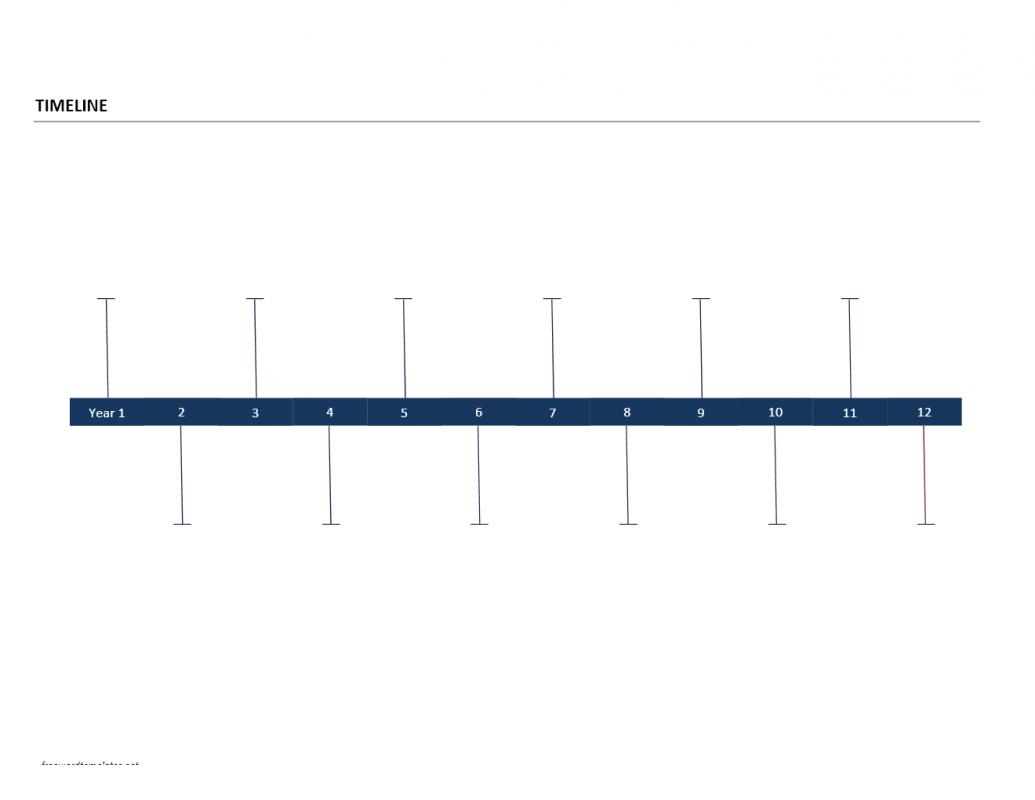 Timeline Template Word | Template Business