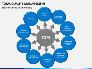 timelines for powerpoint tqm slide