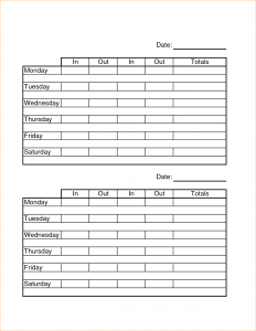 timesheet template word week timesheet template