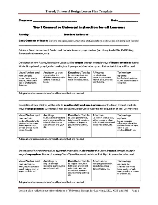 toddler lesson plan template