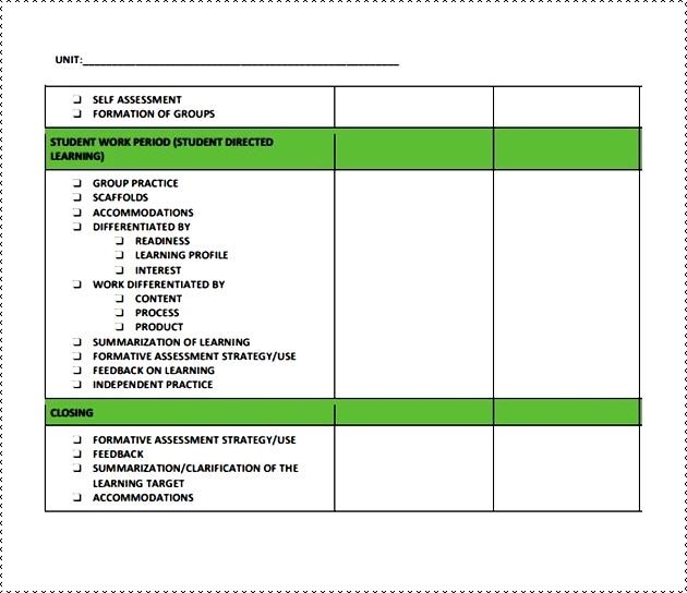 toddler lesson plan templates