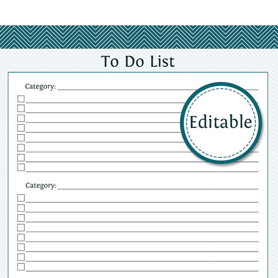 todo list pdf