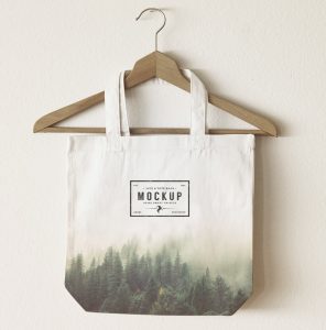 tote bag template free jute bag logo mockup