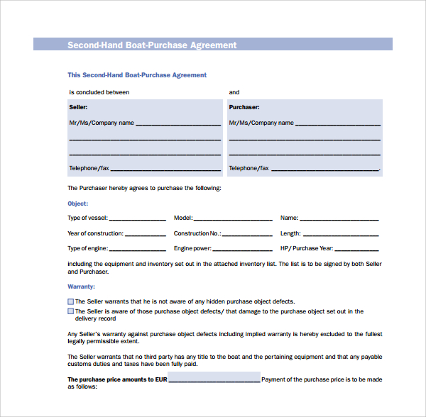 trailer bill of sale form