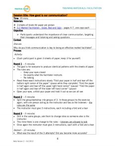 training agenda template facilitation training materials facilitator guide