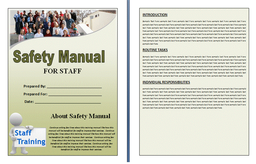 training manual template word