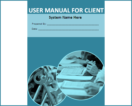 training manual template word